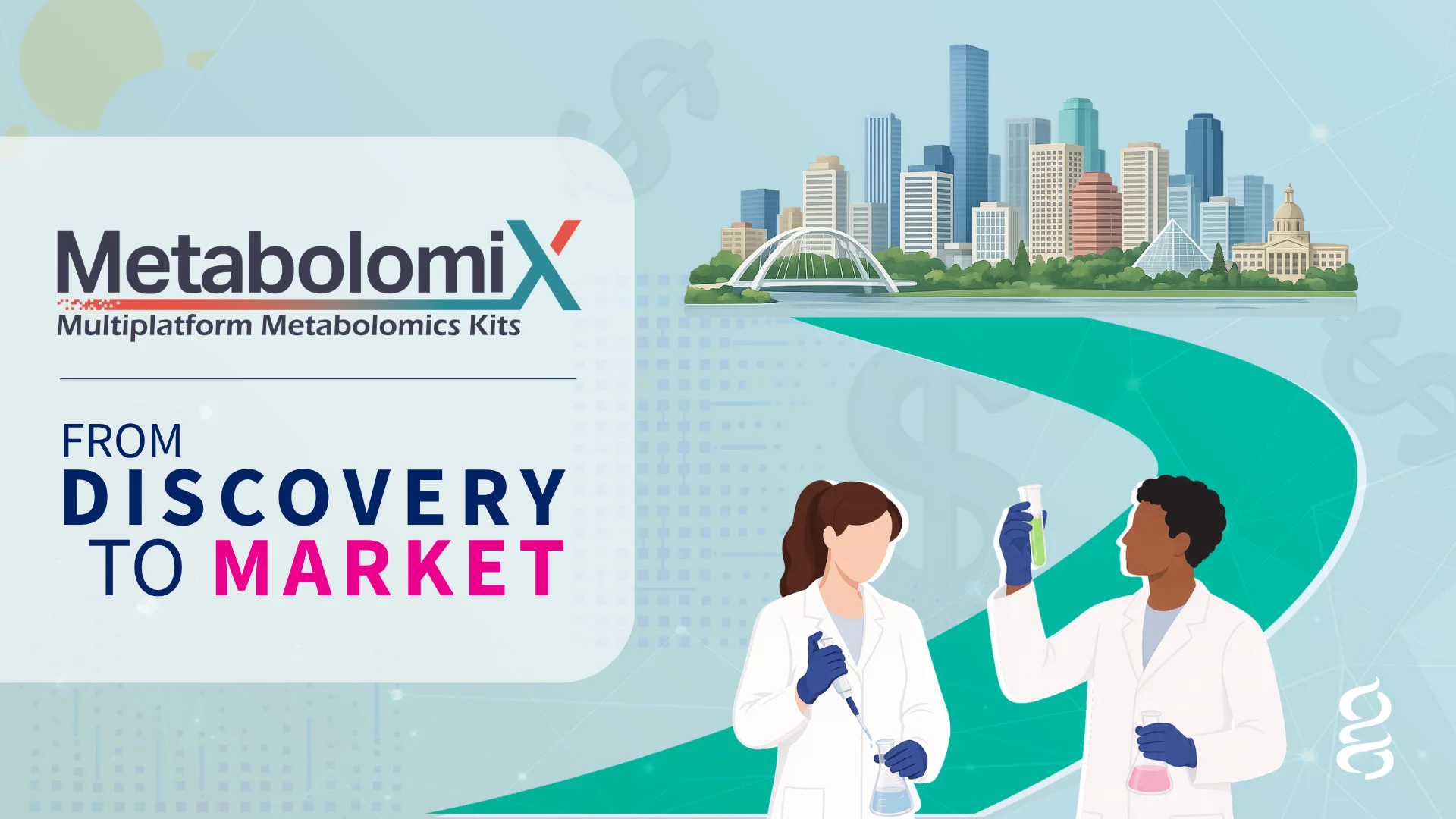 Header design for including Metabolomix's logo